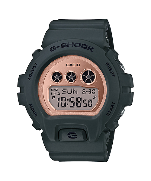 g shock metallic rose gold
